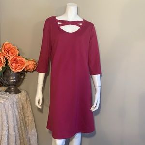 vfish dress criss cross neck size Medium